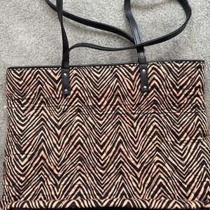 Stylish Black and Tan Women's Tote Bag